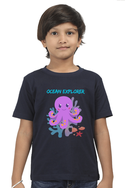 OCEAN premium pure cotton boy T-shirt