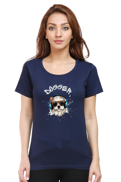 DOGGER premium pure cotton T-shirt for women
