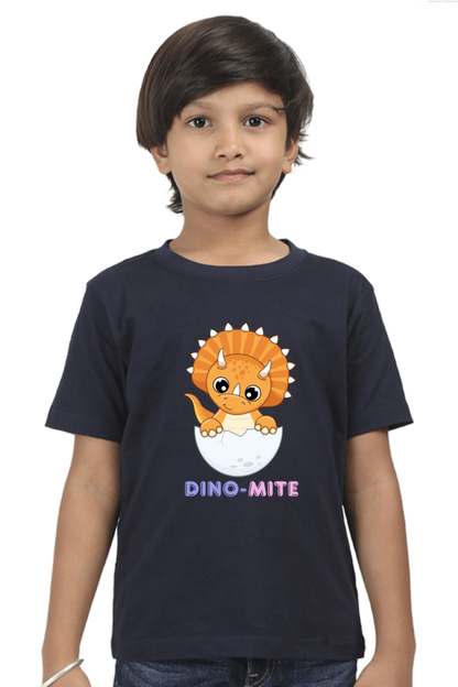 DINO-MITE premium pure cotton boy T-shirt