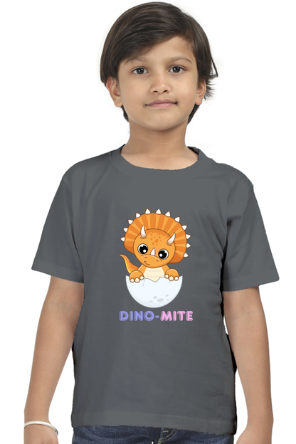 DINO-MITE premium pure cotton boy T-shirt