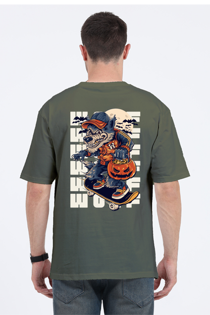 WOLF classic oversized UNISEX premium pure cotton T-shirt