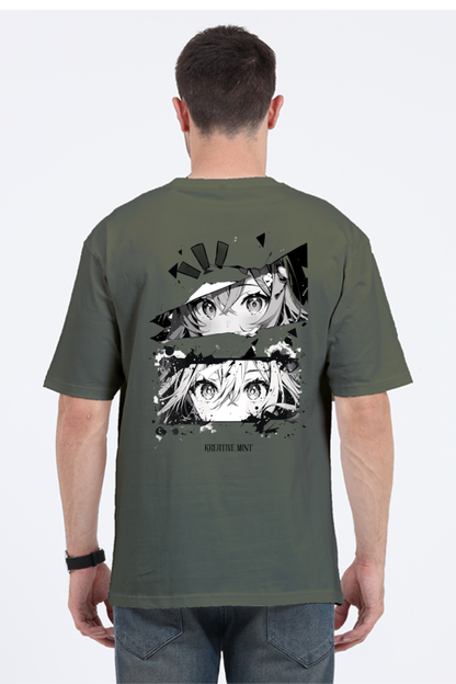 ANIME classic oversized UNISEX premium pure cotton T-shirt