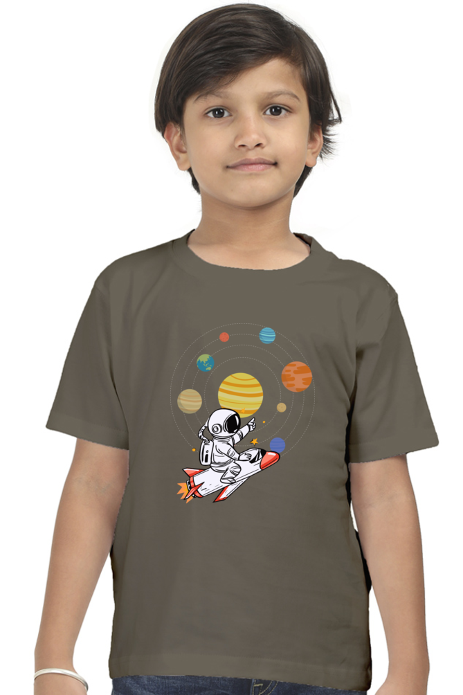 SPACE PLANETS premium pure cotton boy T-shirt