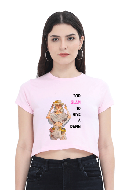 Women's Give A Damn Crop Top