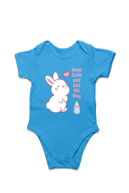 KEEP CALM premium pure cotton UNISEX romper