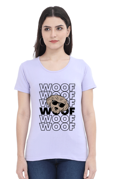 WOOF WOOF premium pure cotton T-shirt for women