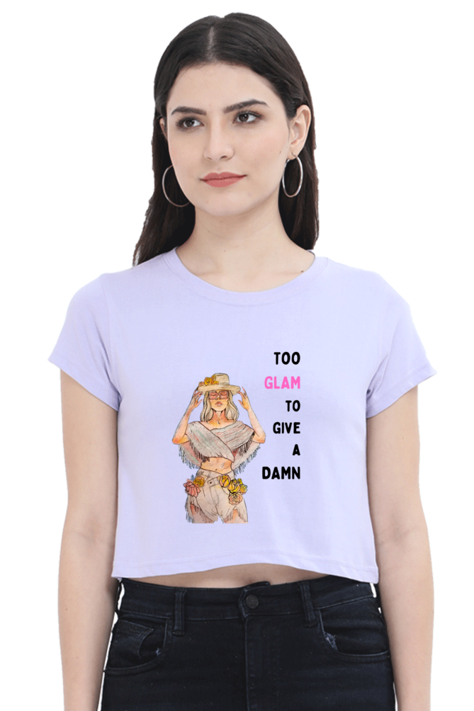 Women's Give A Damn Crop Top