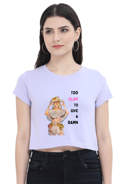 Women's Give A Damn Crop Top