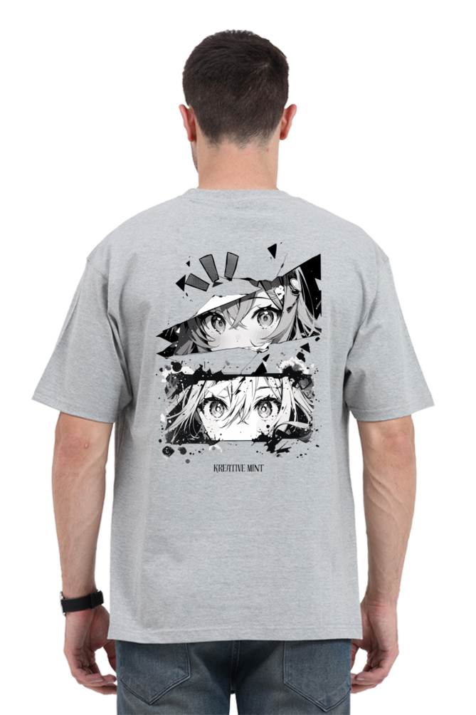 ANIME classic oversized UNISEX premium pure cotton T-shirt