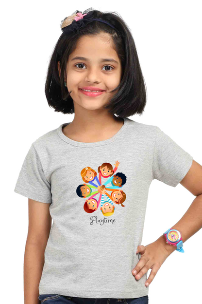 PLAYTIME premium pure cotton girl T-shirt