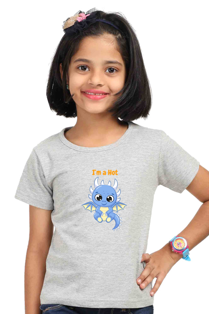 DRAGON premium pure cotton girl T-shirt
