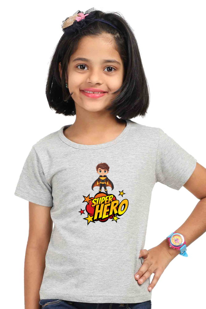 SUPERHERO premium pure cotton girl T-shirt