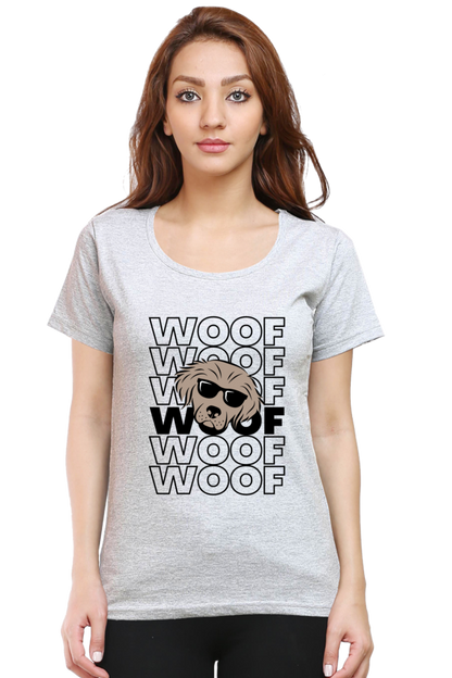 WOOF WOOF premium pure cotton T-shirt for women