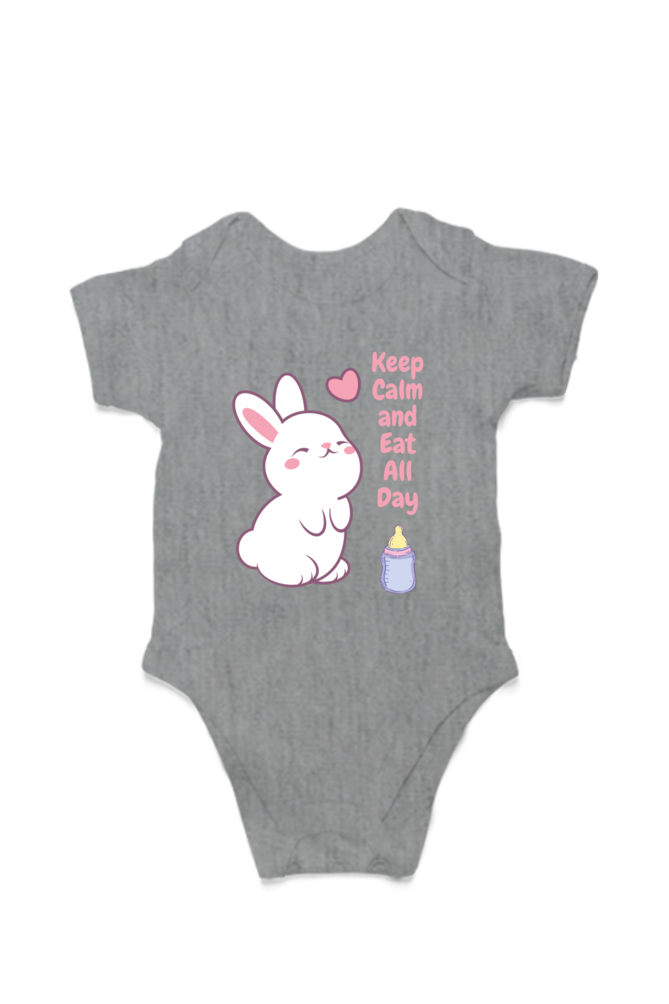 KEEP CALM premium pure cotton UNISEX romper