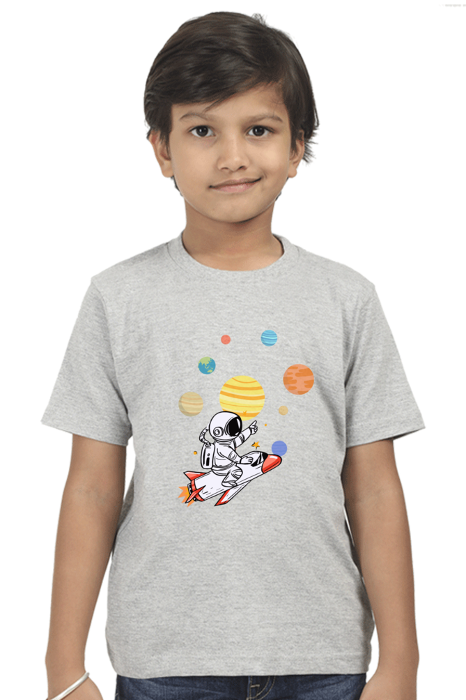 SPACE PLANETS premium pure cotton boy T-shirt