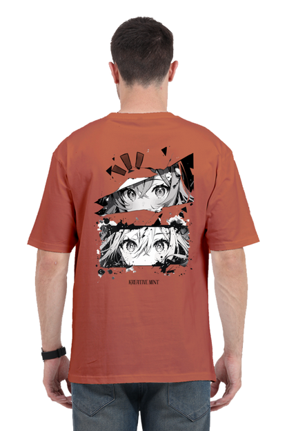 ANIME classic oversized UNISEX premium pure cotton T-shirt