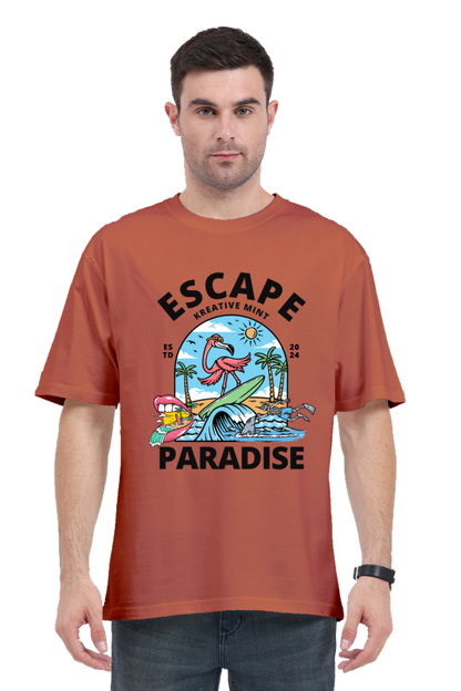 FLAMINGO classic oversized UNISEX premium pure cotton T-shirt