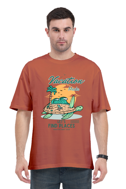 VACATION classic oversized UNISEX premium pure cotton T-shirt