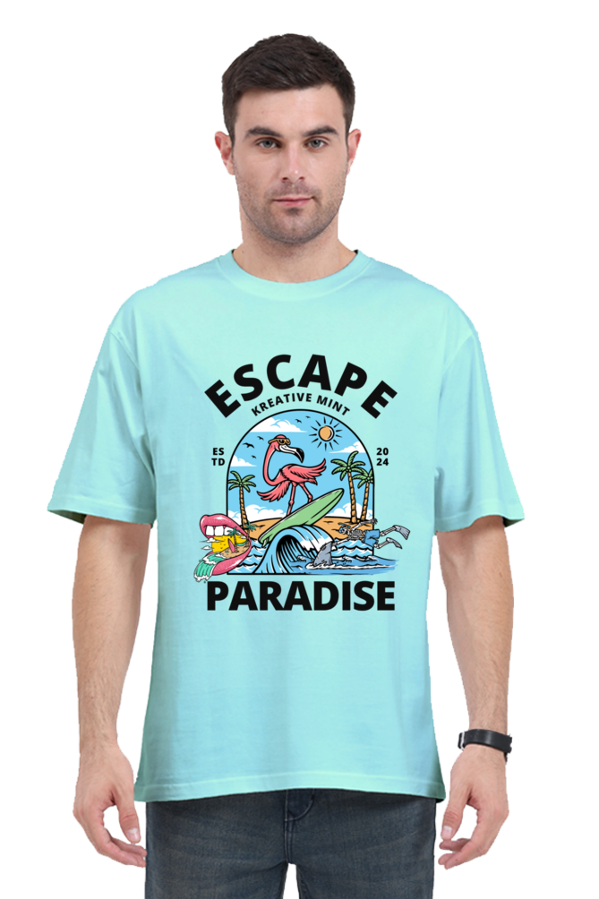 FLAMINGO classic oversized UNISEX premium pure cotton T-shirt