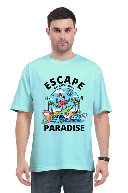 FLAMINGO classic oversized UNISEX premium pure cotton T-shirt