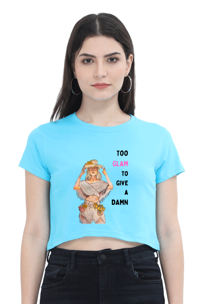 Women's Give A Damn Crop Top