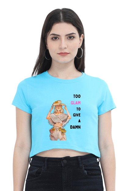 Women's Give A Damn Crop Top