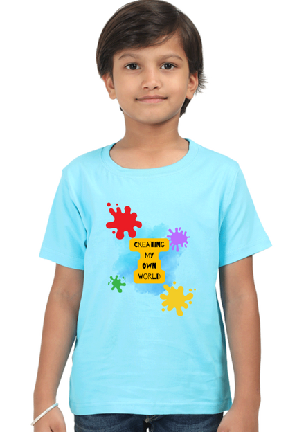 COLORS premium pure cotton boy T-shirt