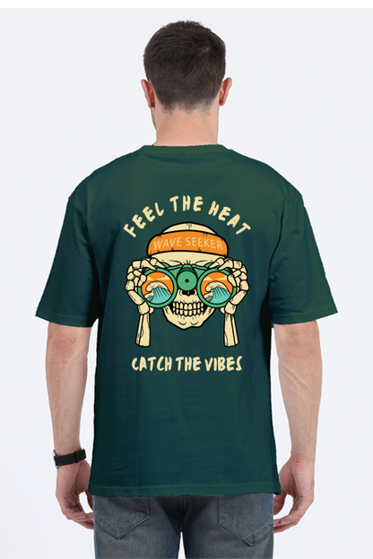 FEEL THE HEAT classic oversized UNISEX premium pure cotton T-shirt