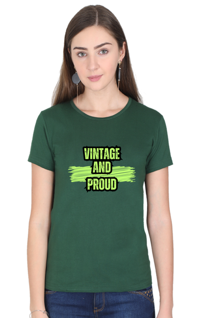 Women’s Vintage & Proud T-shirt