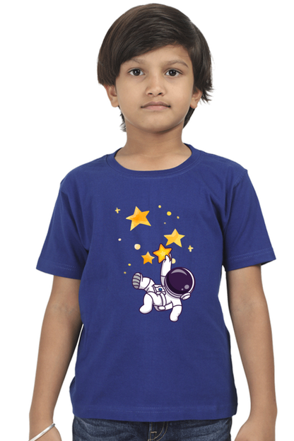 SPACE STARS premium pure cotton boy T-shirt