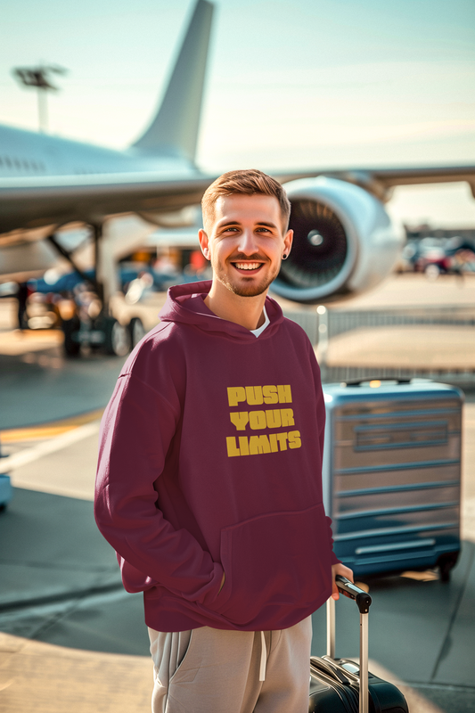 PUSH YOUR LIMITS oversized UNISEX hoodie