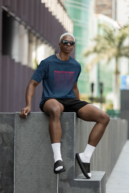 KREATIVE MINT MULTIPLE standard oversized UNISEX premium pure cotton T-shirt