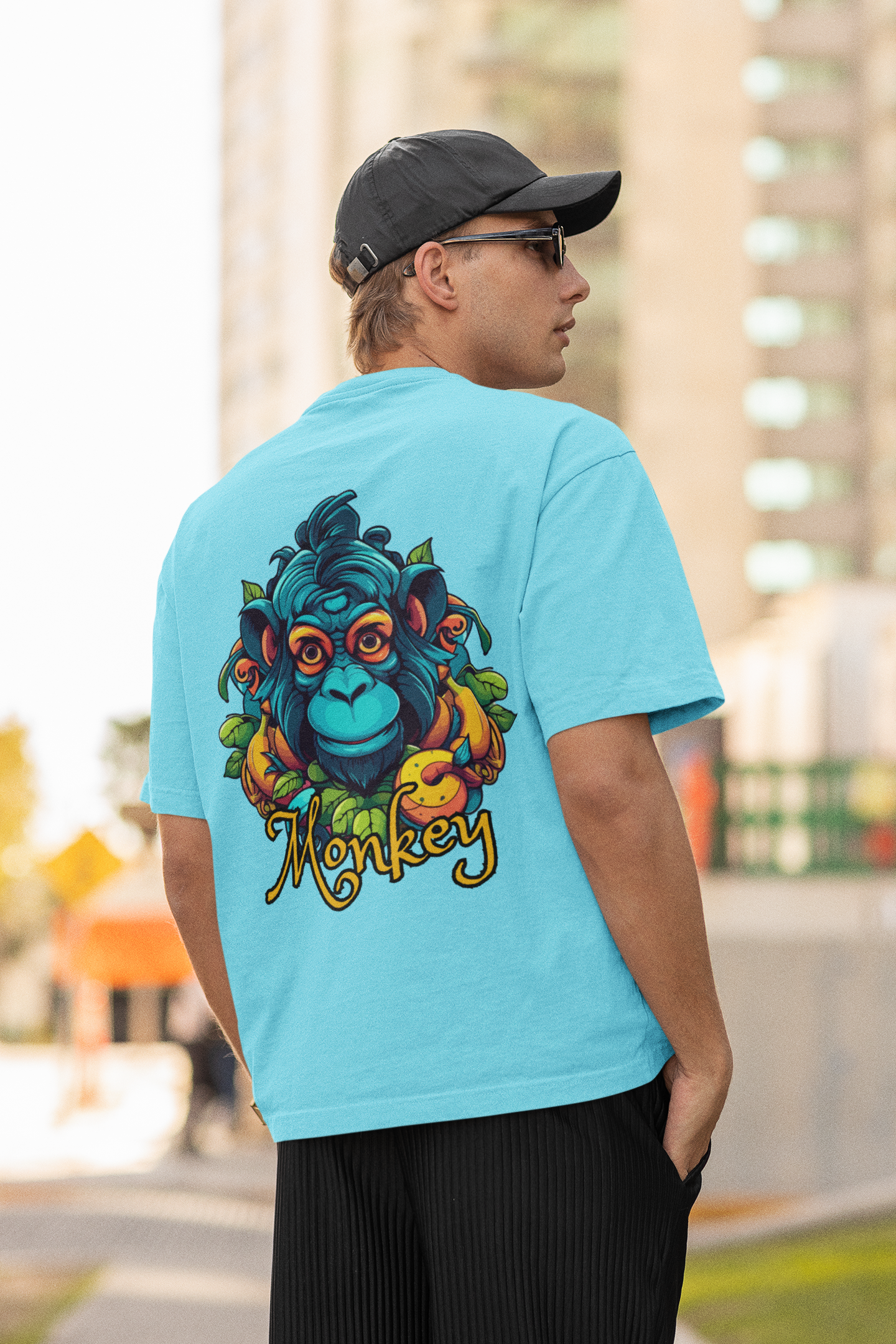 JUNGLE MONKEY classic oversized UNISEX premium pure cotton T-shirt