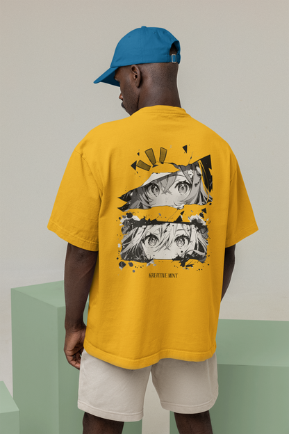 ANIME classic oversized UNISEX premium pure cotton T-shirt