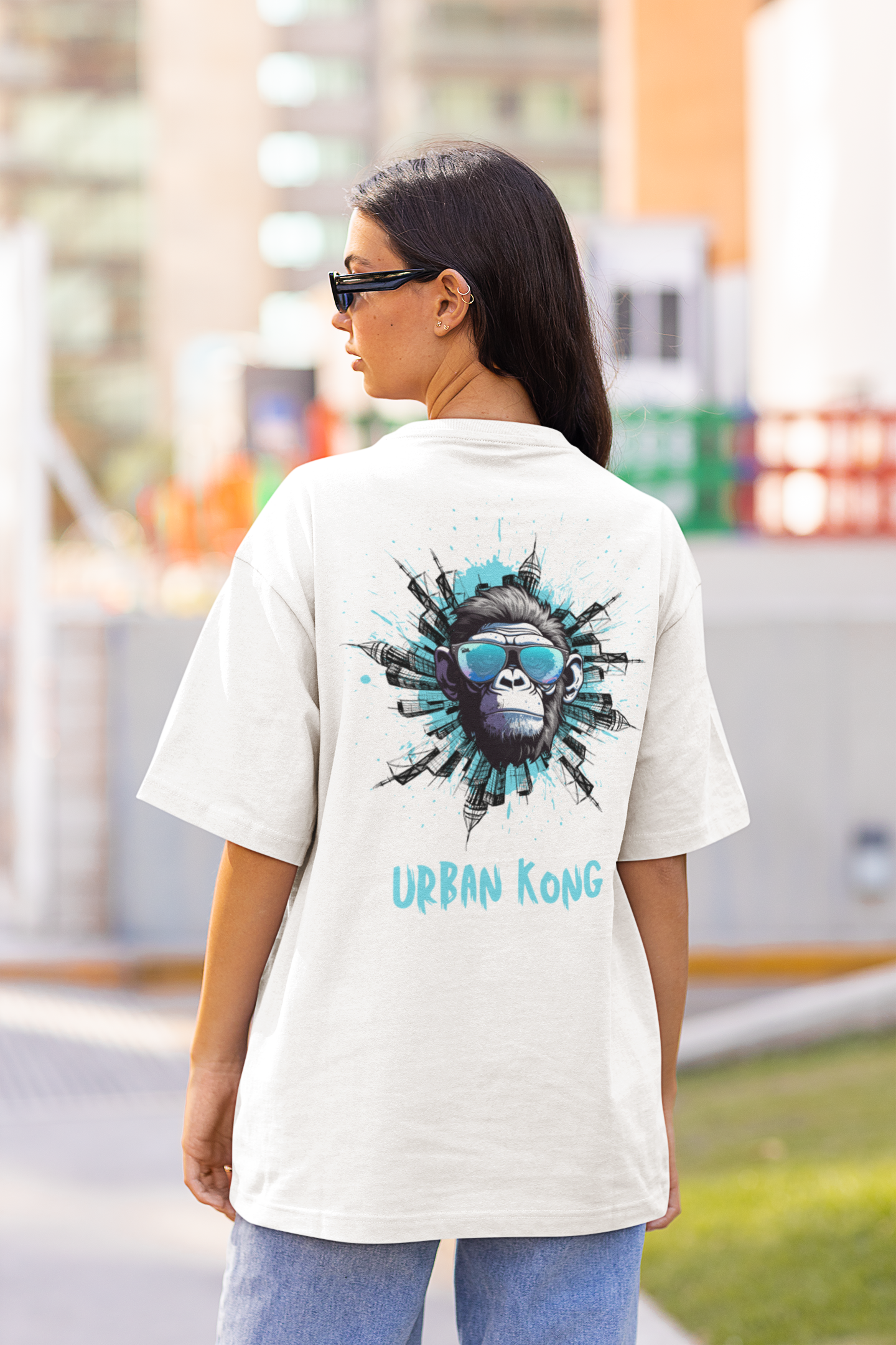URBAN KONG classic oversized UNISEX premium pure cotton T-shirt