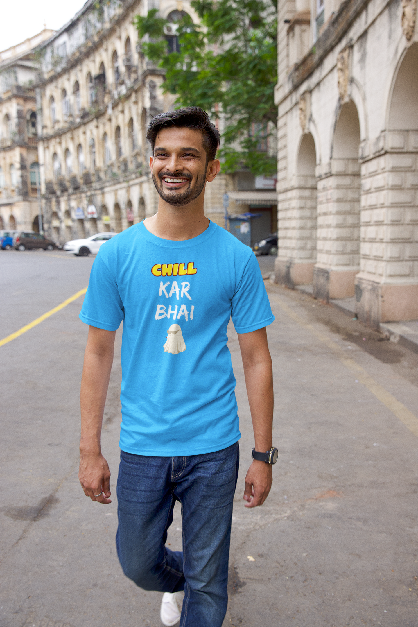 CHILL KAR premium pure cotton T-shirt for men