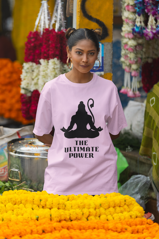 BAJRANGBALI classic oversized UNISEX premium pure cotton T-shirt