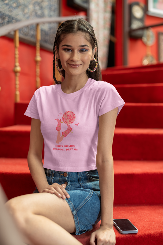 Women's Boots Crop Top
