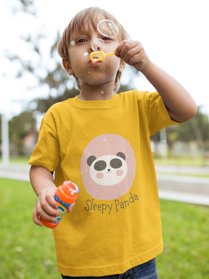 PANDA premium pure cotton boy T-shirt
