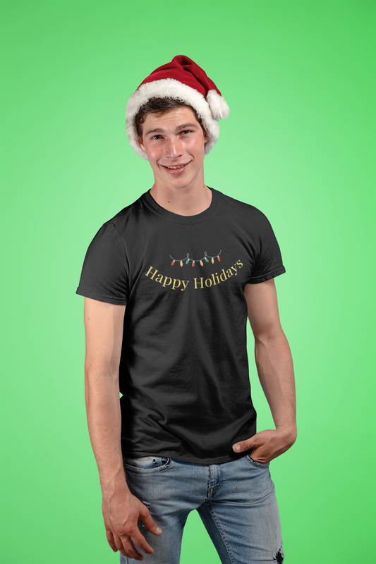 HAPPY HOLIDAYS premium pure cotton T-shirt form men