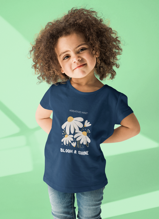 BLOOM & SHINE premium pure cotton girl T-shirt