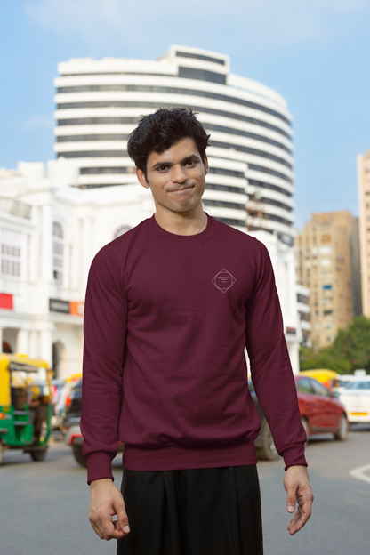 DARK SOLID unisex premium pure cotton sweatshirt
