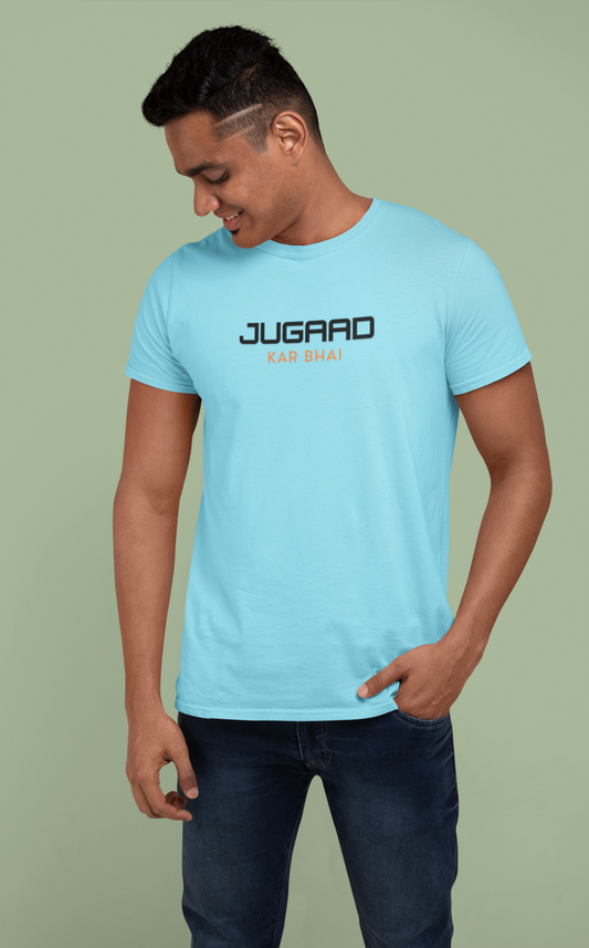 JUGAAD premium pure cotton T-shirt for men
