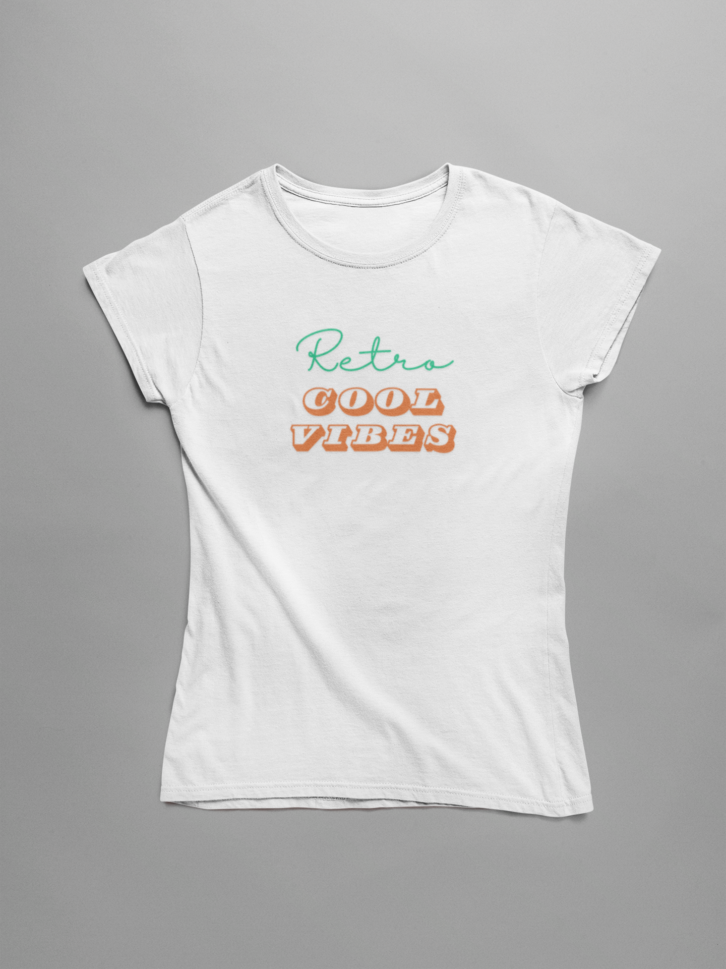 COOL VIBES premium pure cotton T-shirt for women
