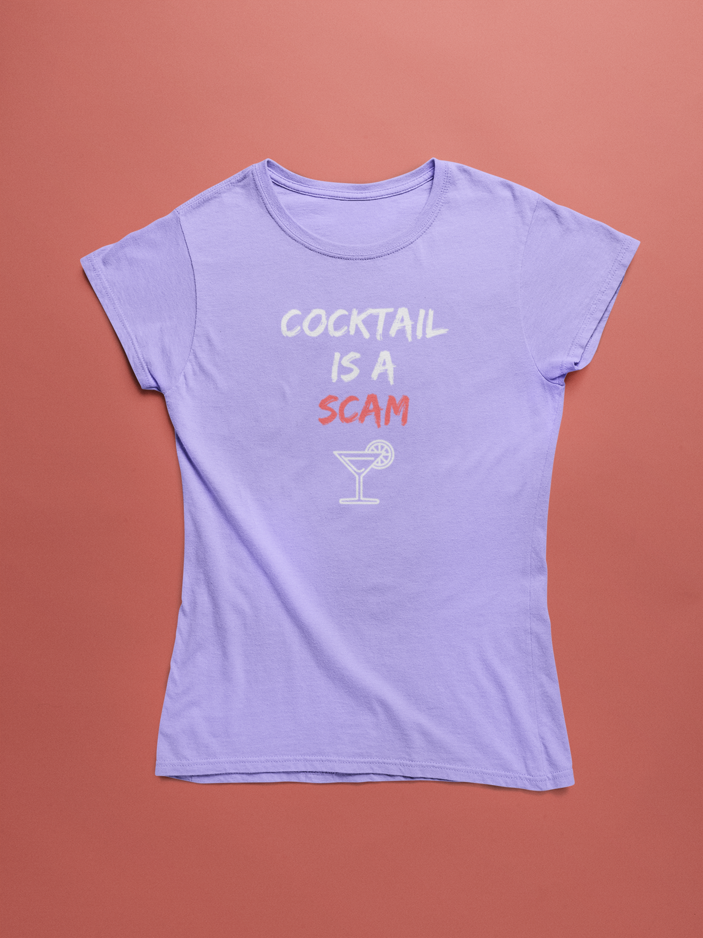 COCKTAIL premium pure cotton T-shirt for women