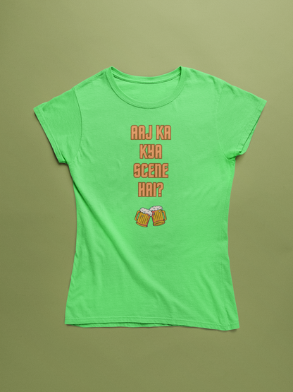 Women’s Scene Kya Hai T-shirt