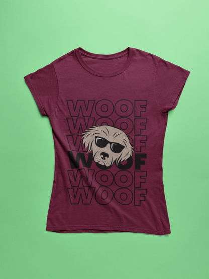 WOOF WOOF premium pure cotton T-shirt for women