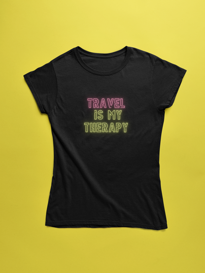 Women’s Travel Is My Therapy T-shirt