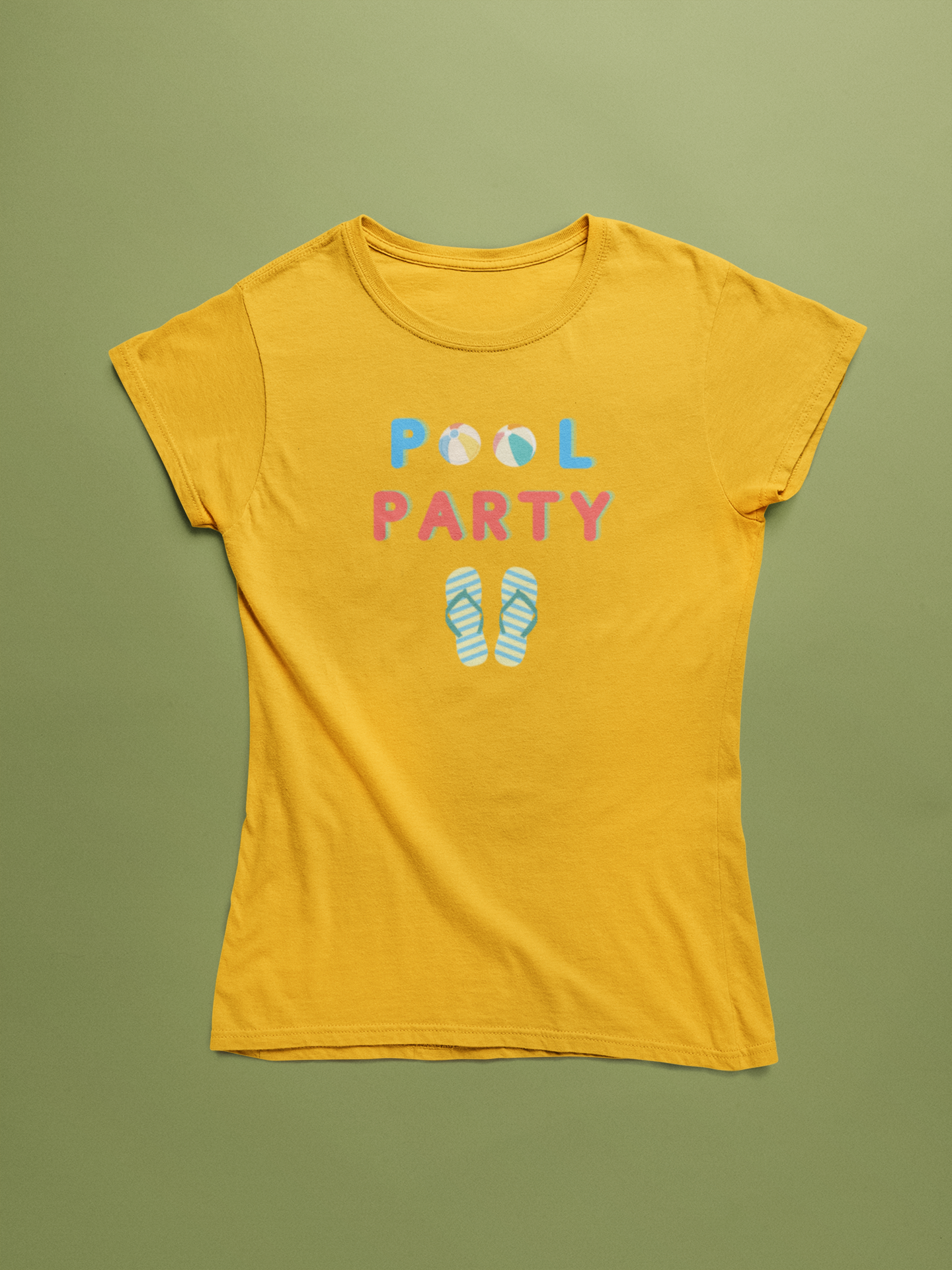 POOL PARTY premium pure cotton T-shirt for women