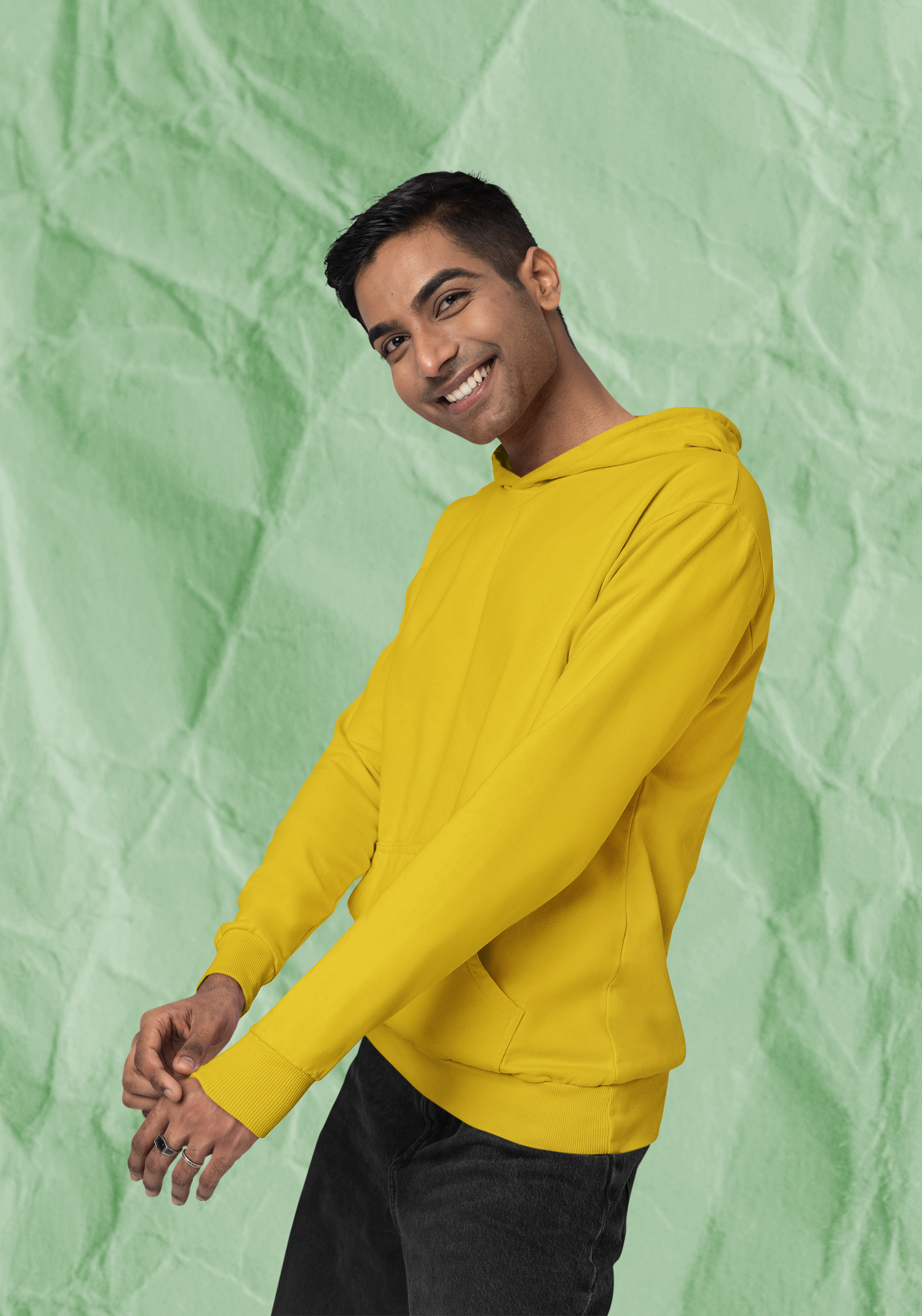 Men's Solid Classic Hoodie